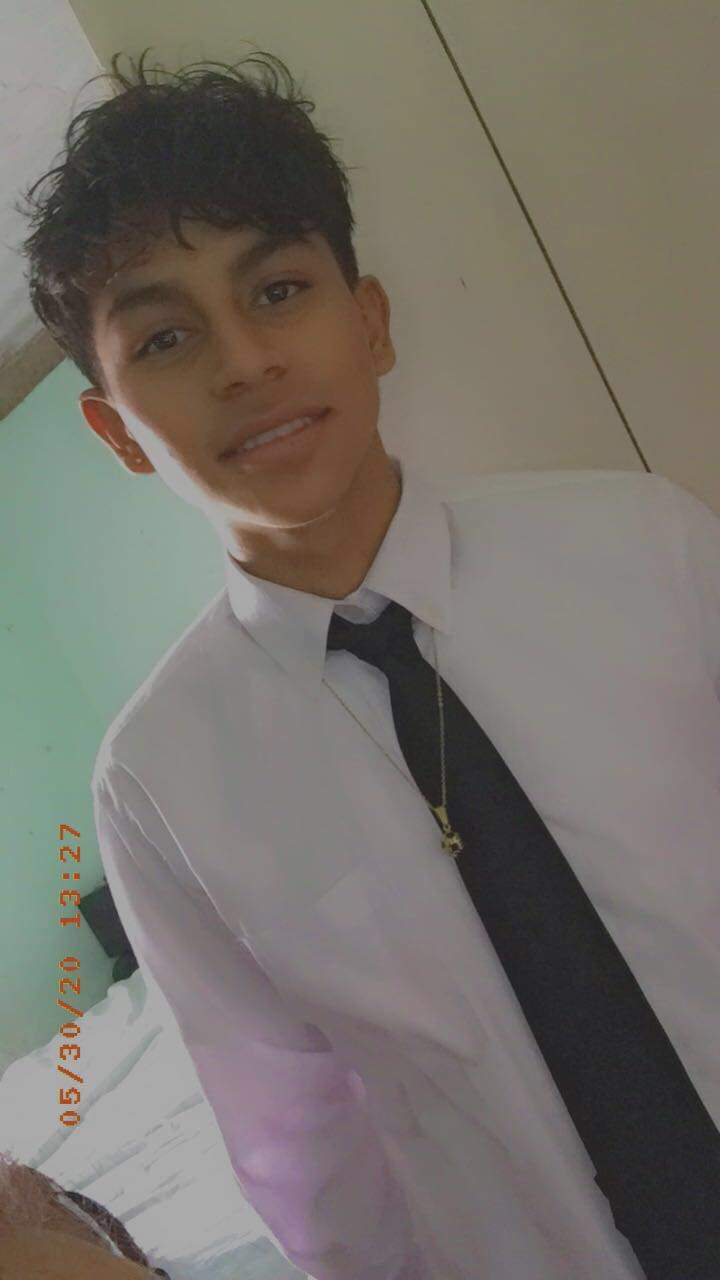 girl in a black blouse